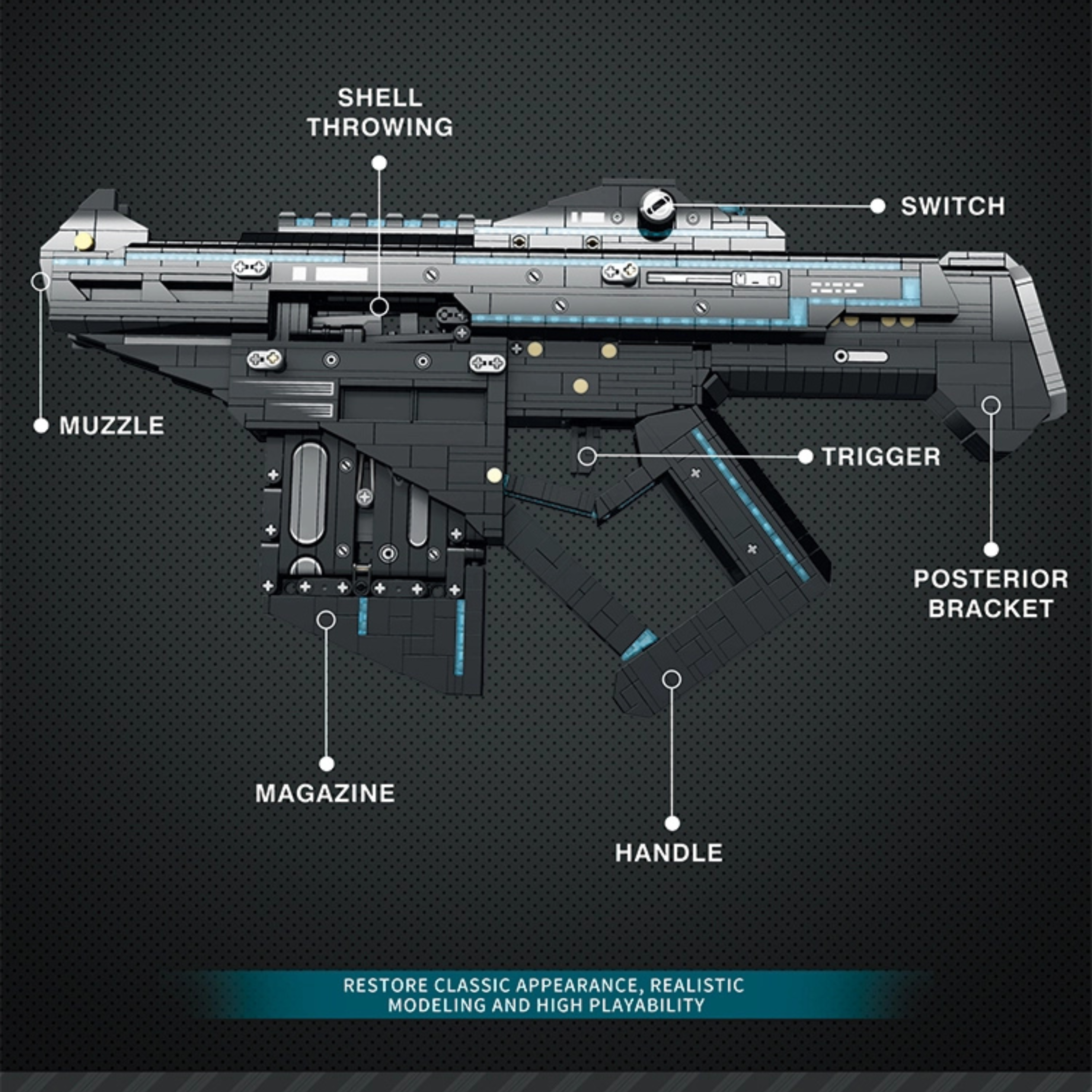 Ejection Burst Gun：Burst Submachine Gun | 1508 PCS