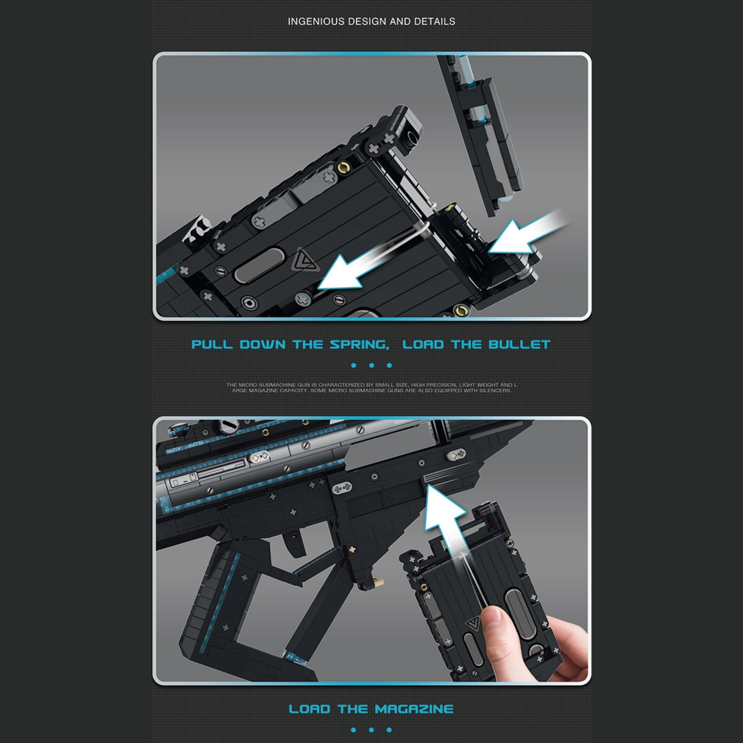Ejection Burst Gun：Burst Submachine Gun | 1508 PCS