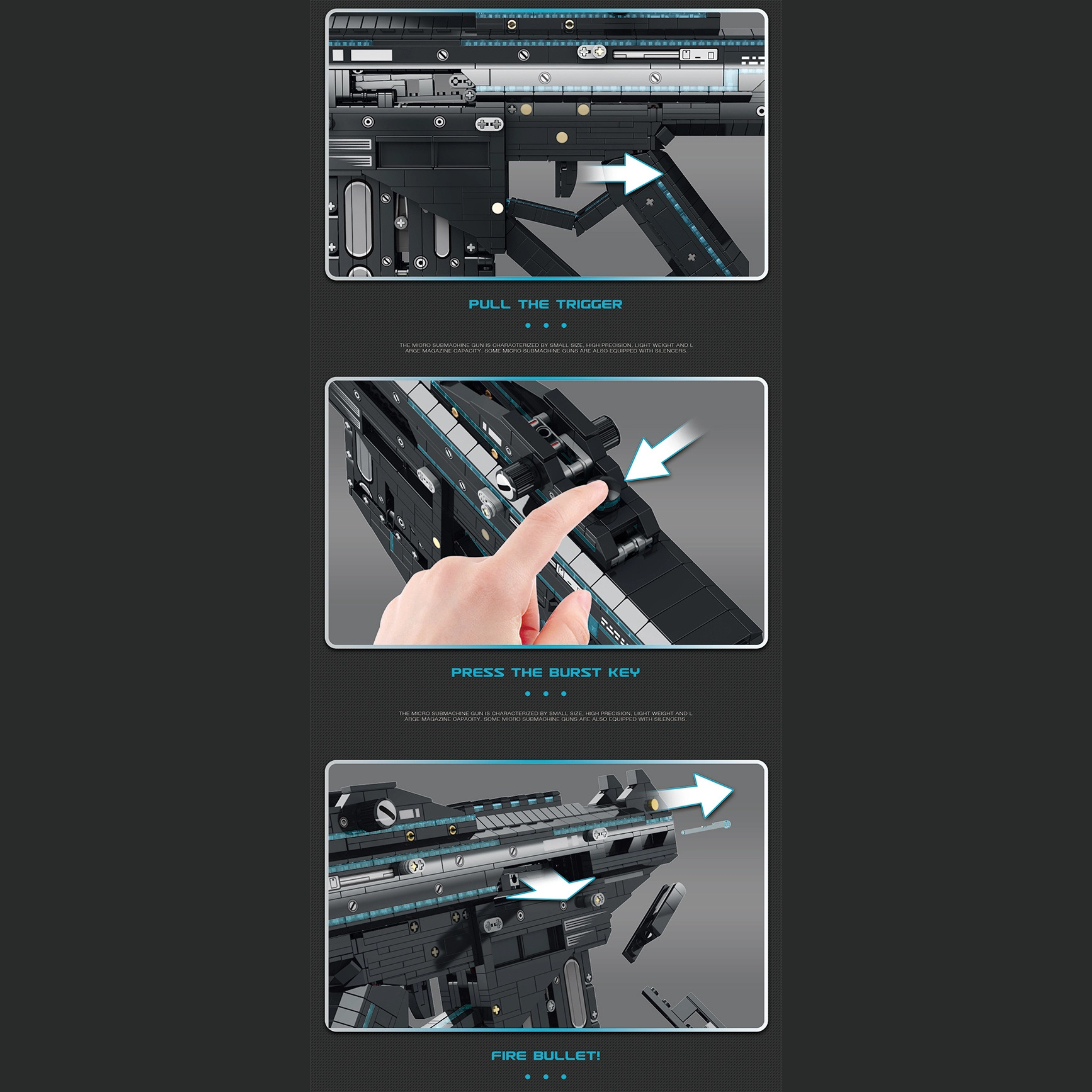 Ejection Burst Gun：Burst Submachine Gun | 1508 PCS