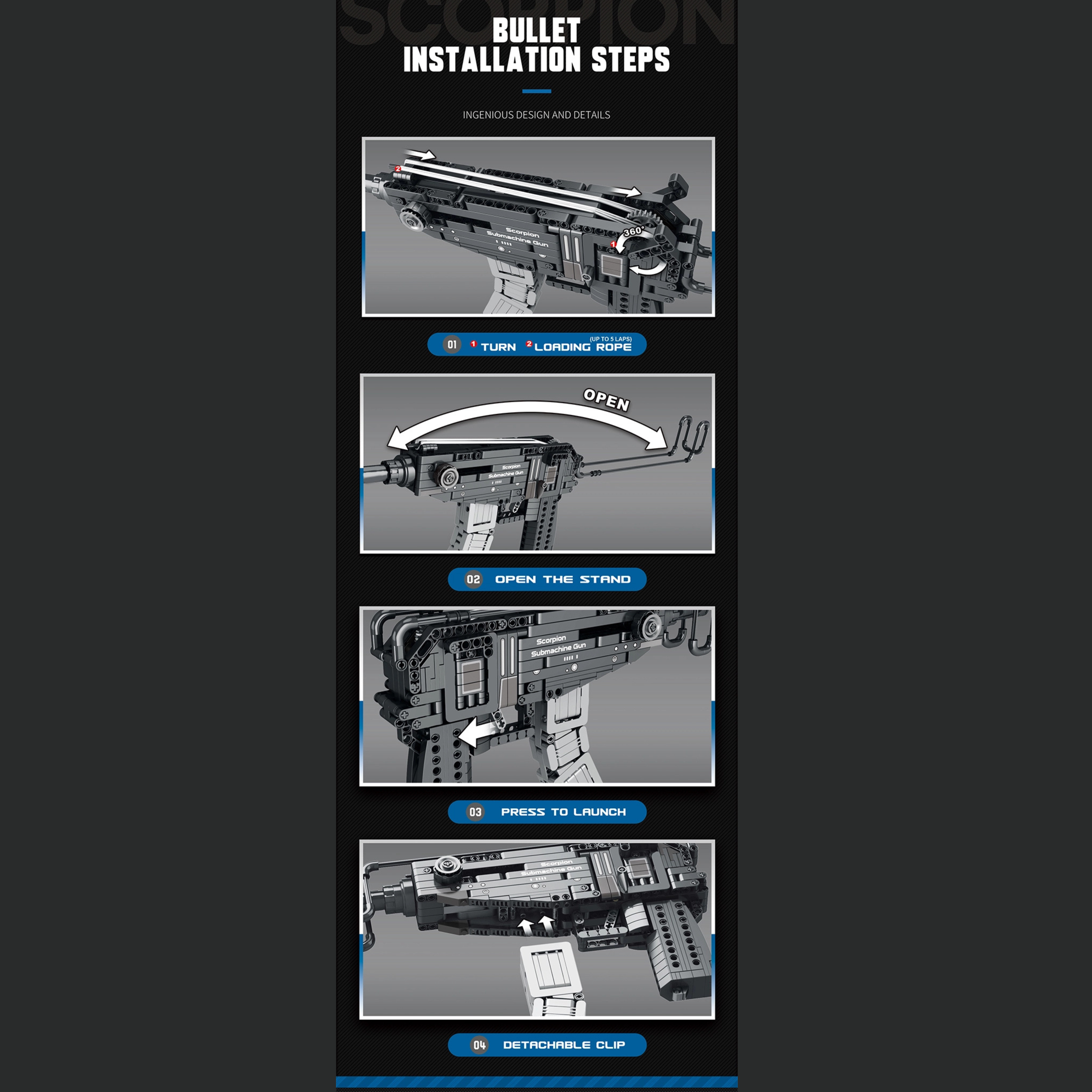 Scorpion Submachine Gun | 566 PCS